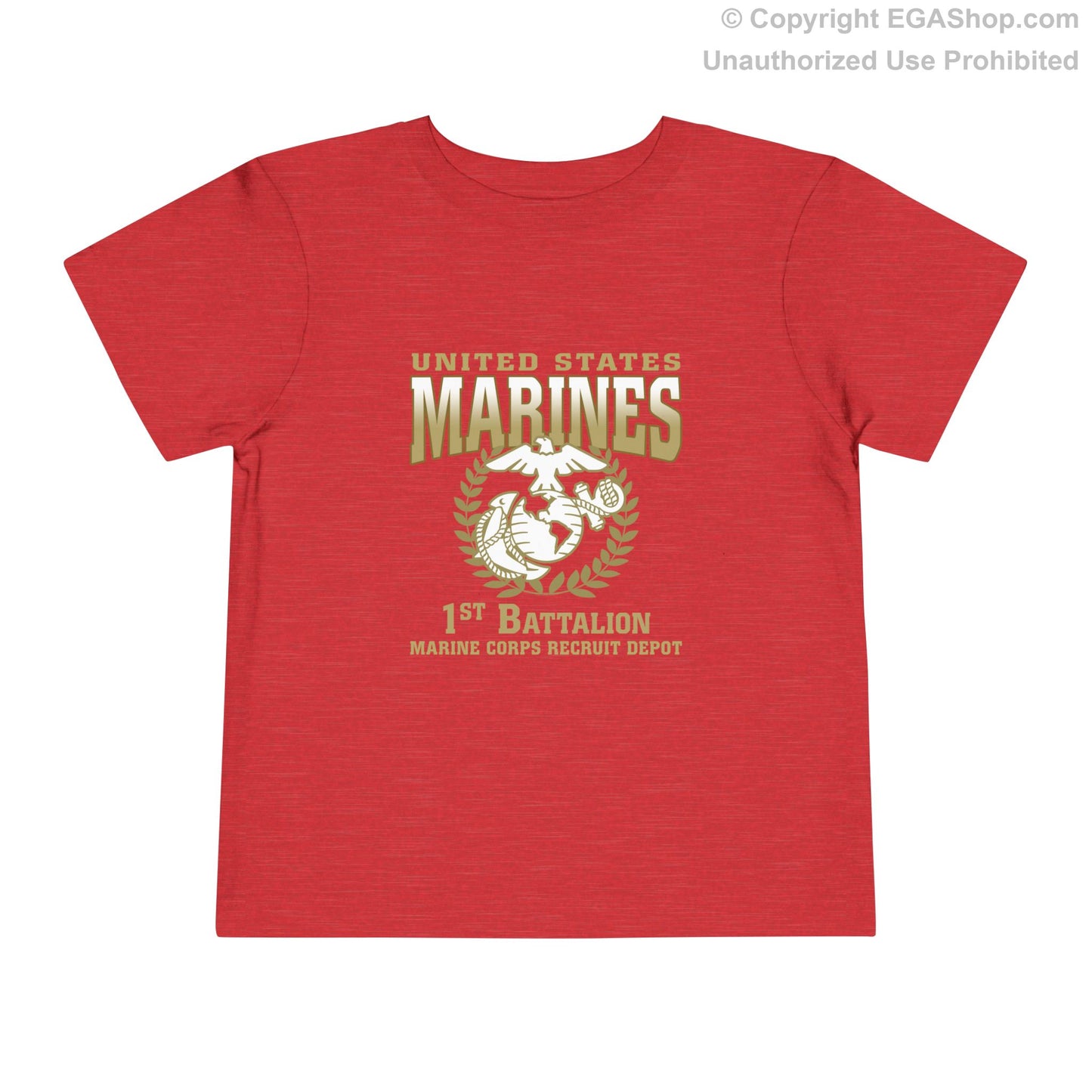T-Shirt Toddler: 1st Recruit Battalion (Red)
