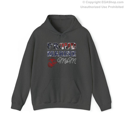 Hoodie Proud Marine MoM (Your Choice of Colors)
