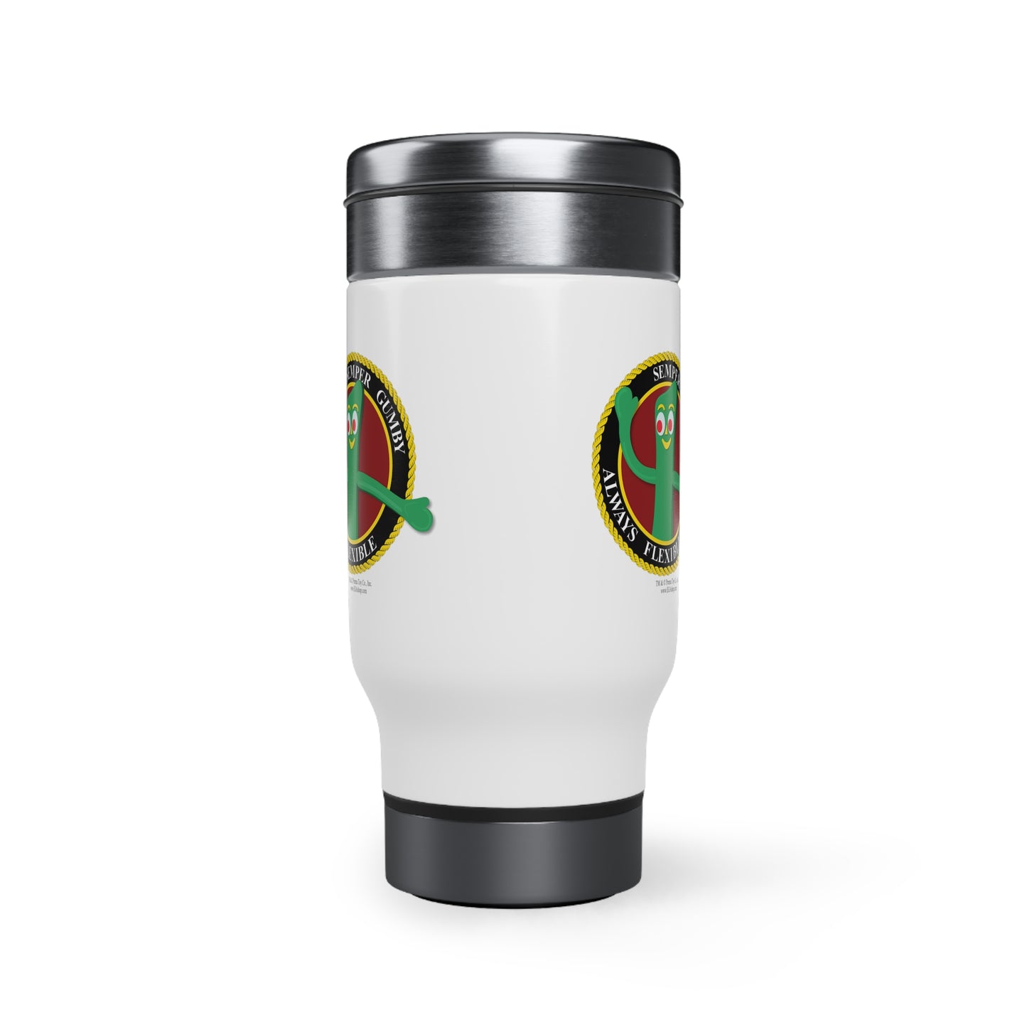 Stainless Steel Travel Mug: Semper Gumby