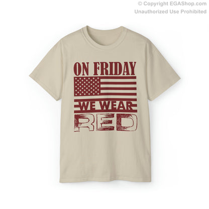 T-Shirt, Unisex: On Friday We Wear Red