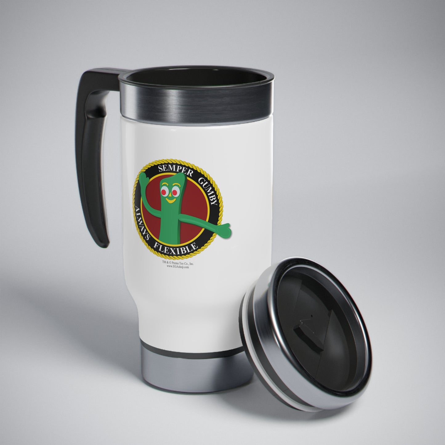 Stainless Steel Travel Mug: Semper Gumby