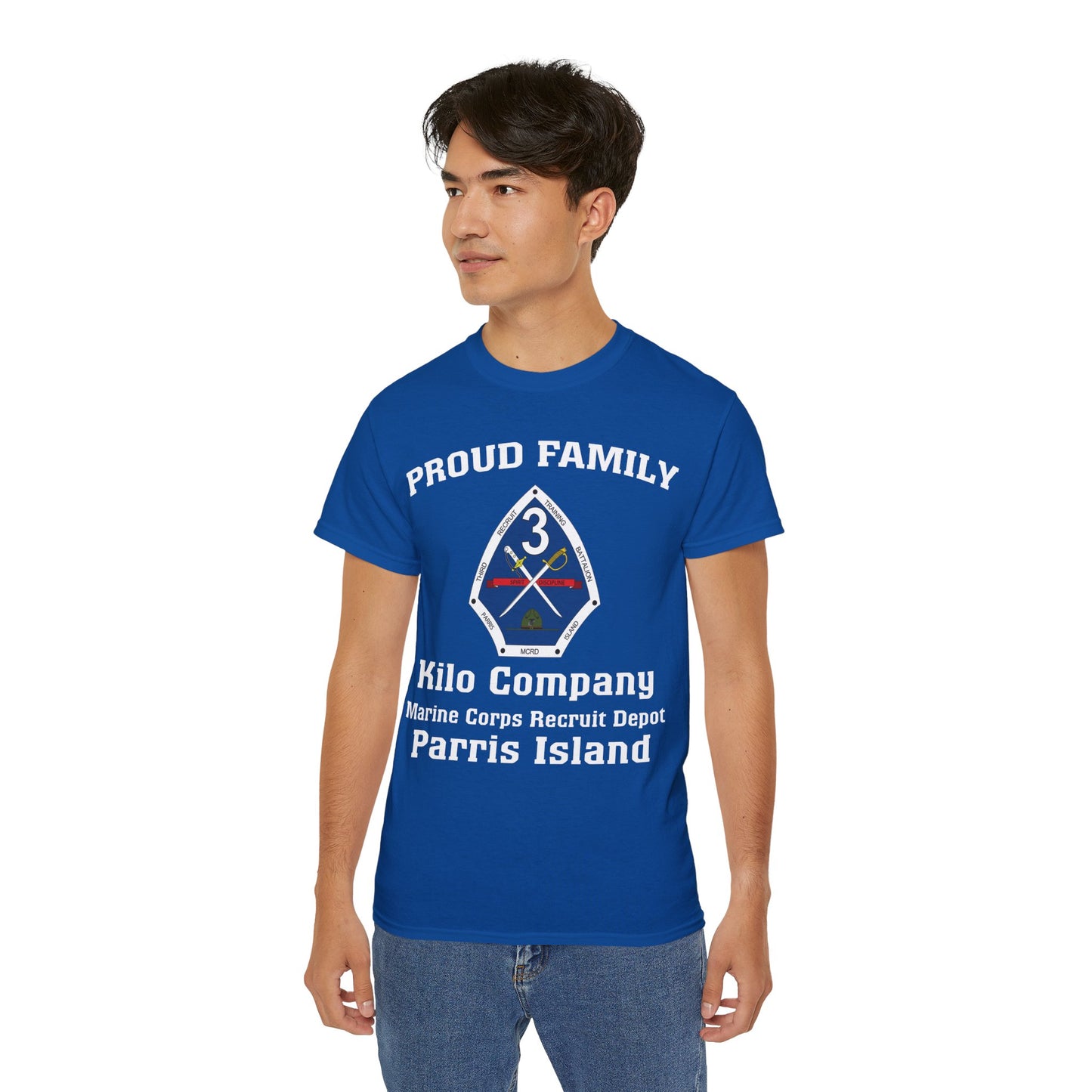 T-Shirt: Kilo Co. MCRD Parris Island (3rd Battalion Crest)