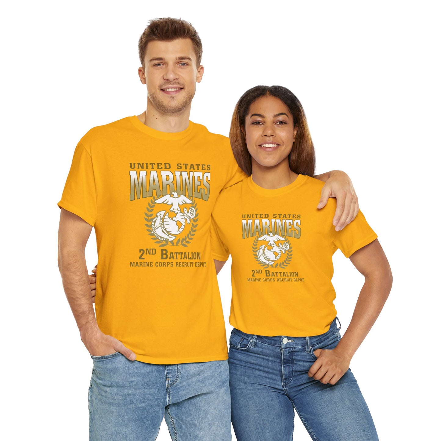 T-Shirt: 2nd Recruit Battalion (Yellow or Gold)