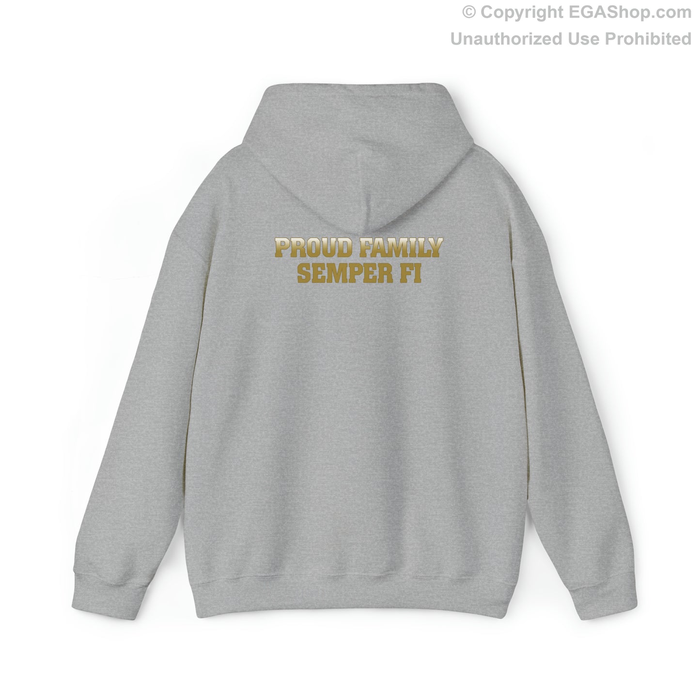 Hoodie: Hotel Co. MCRD San Diego (EGA + Back Proud Family)