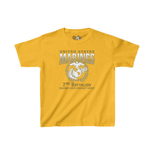 T-Shirt YOUTH: 2nd Recruit Battalion (Gold or Yellow)