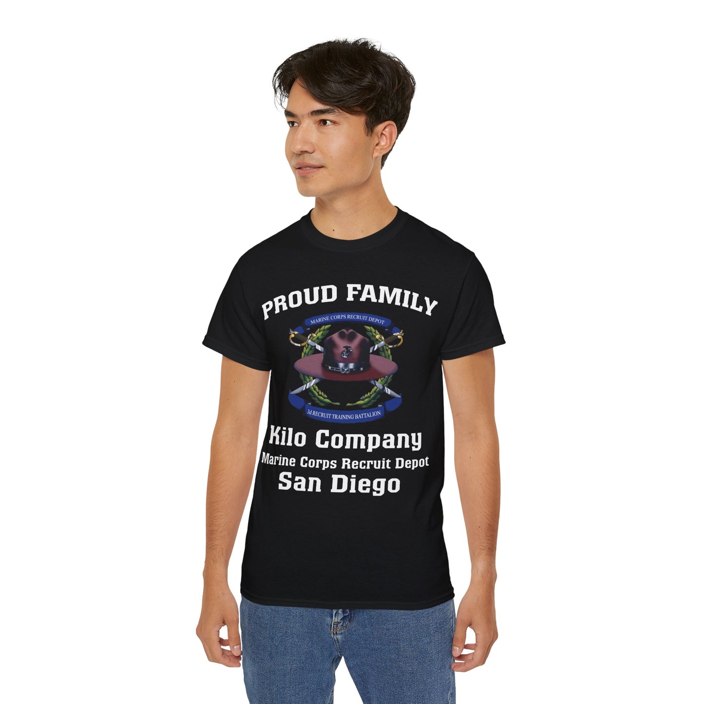 T-Shirt: Kilo Co. MCRD San Diego (3rd Battalion Crest)