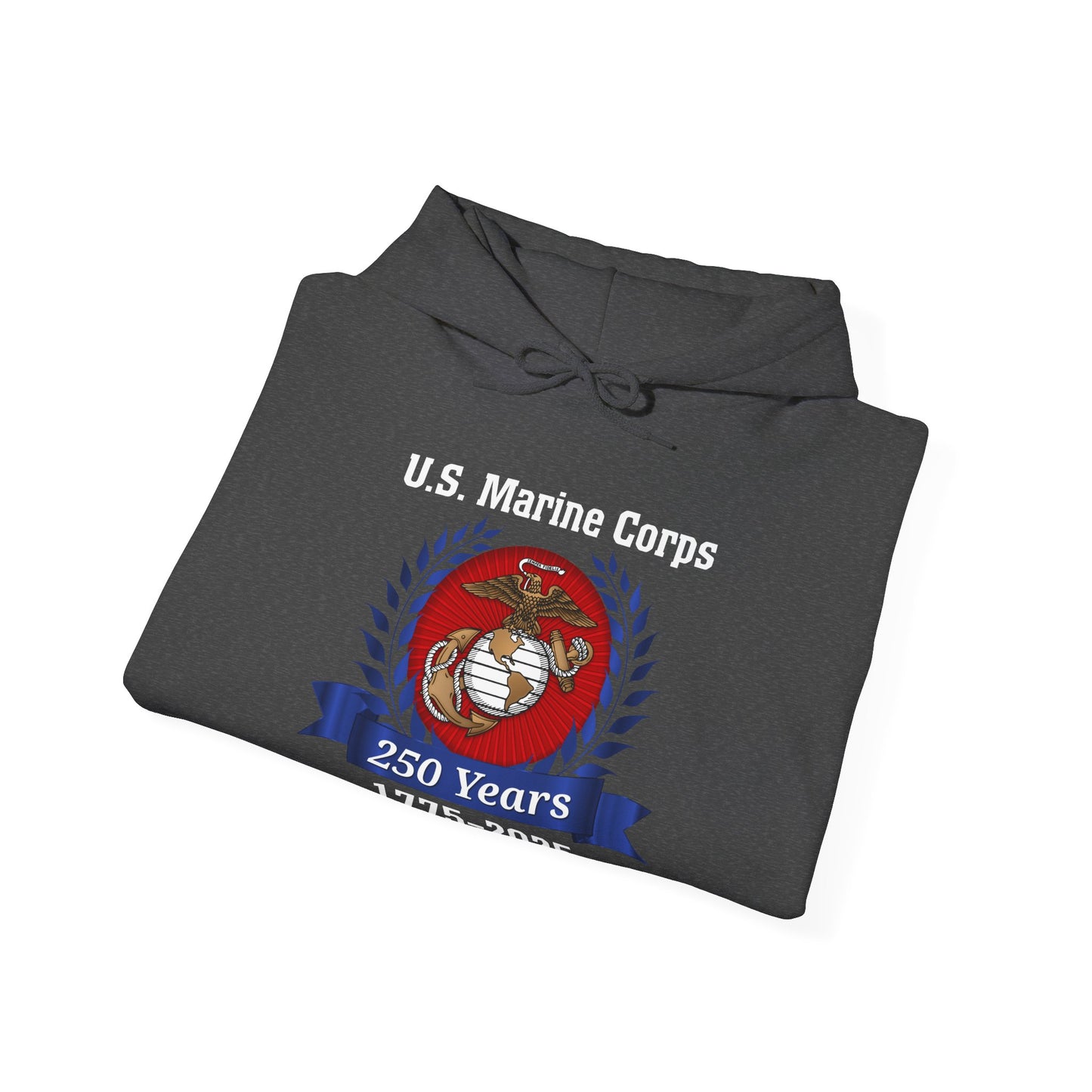 U.S. Marine Corps 250 Years Hoodie, Unisex Pullover, Commemorative Apparel