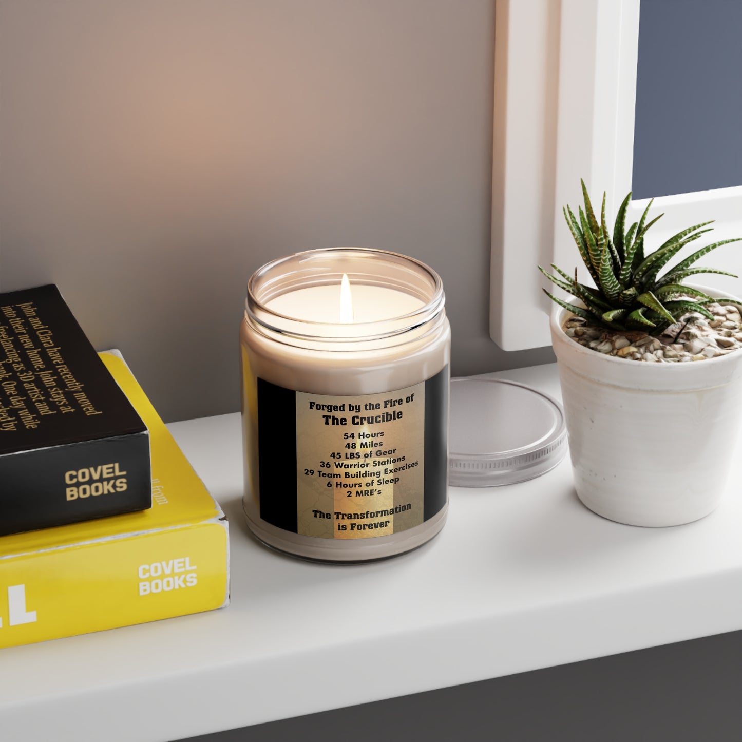 Crucible Candle, 9oz Jar with Lid