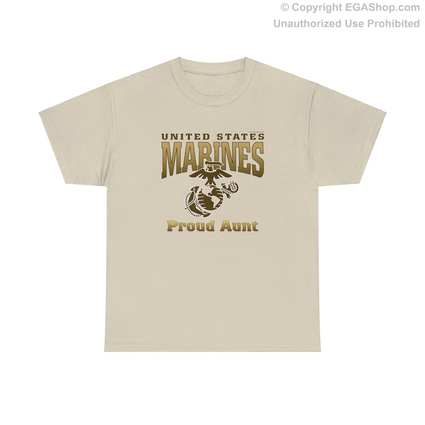 T-Shirt: United States Marines Proud Aunt