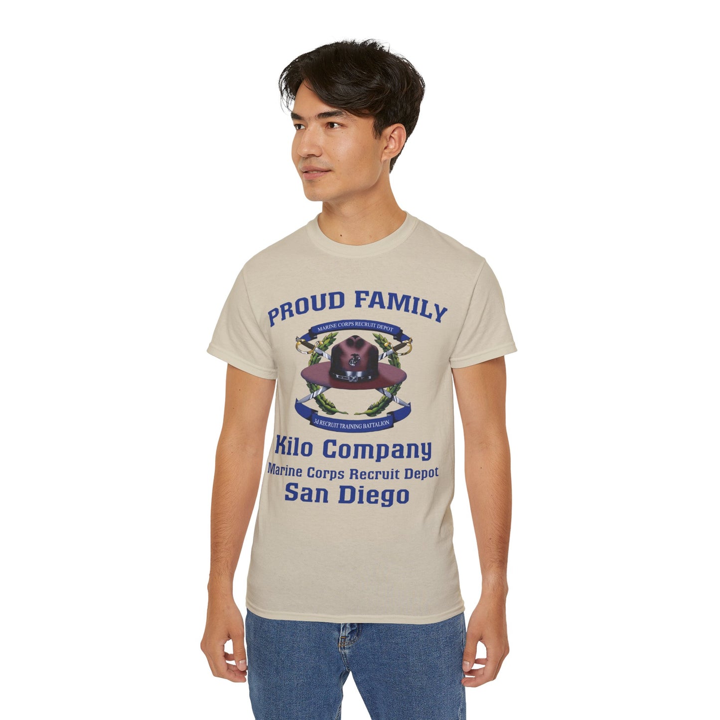 T-Shirt: Kilo Co. MCRD San Diego (3rd Battalion Crest)