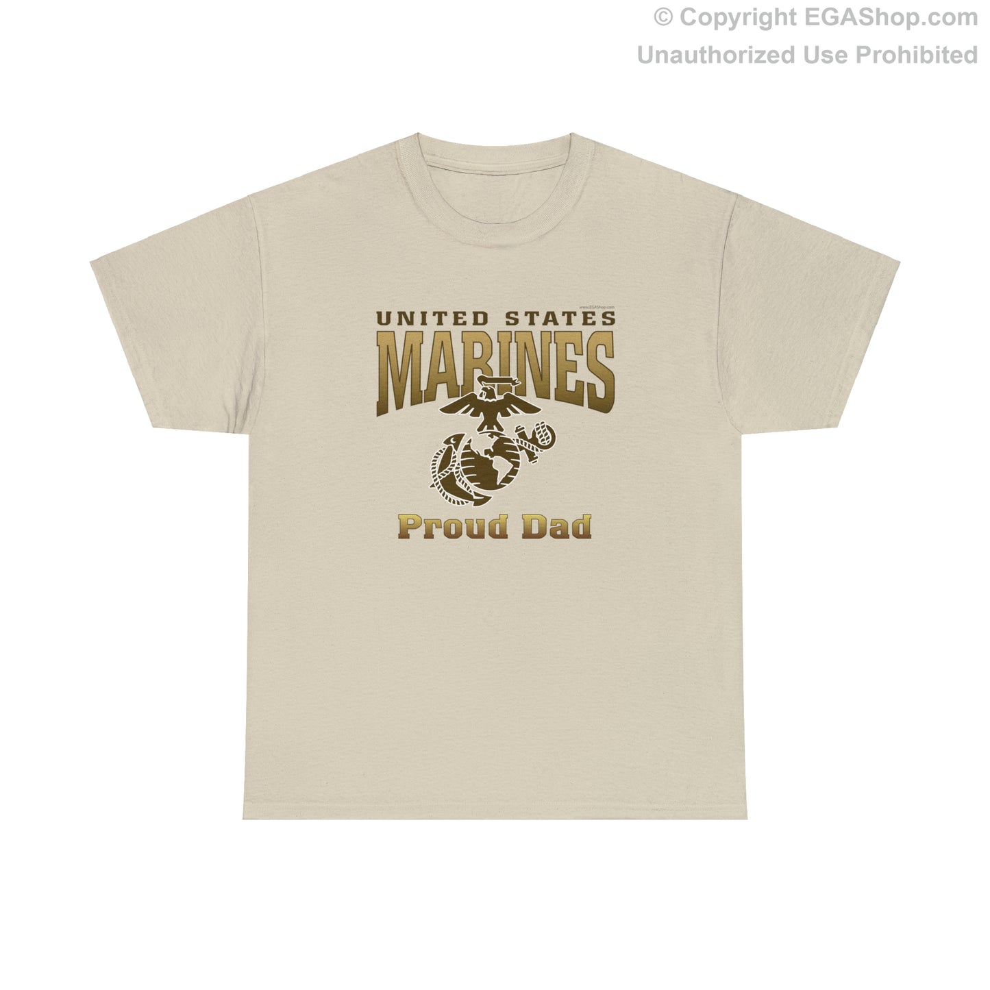 T-Shirt: United States Marines Proud Dad