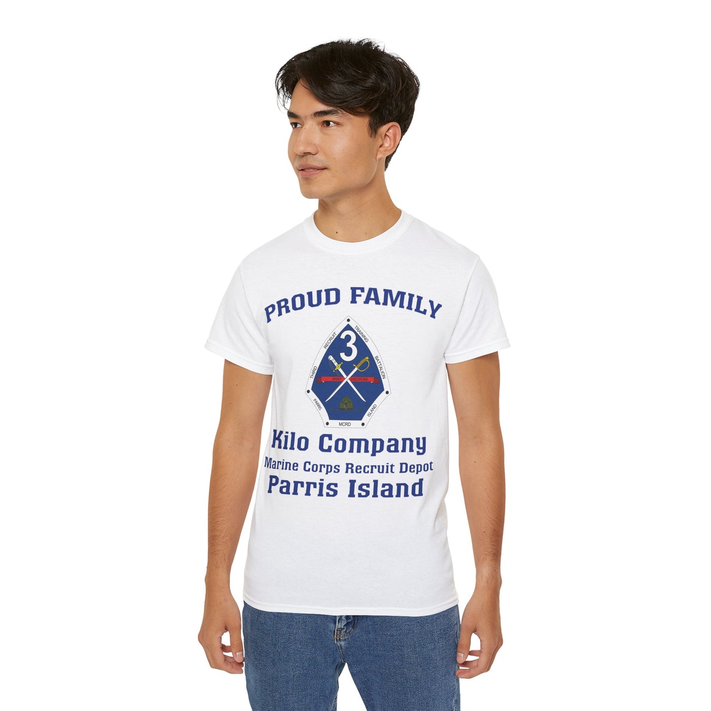 T-Shirt: Kilo Co. MCRD Parris Island (3rd Battalion Crest)