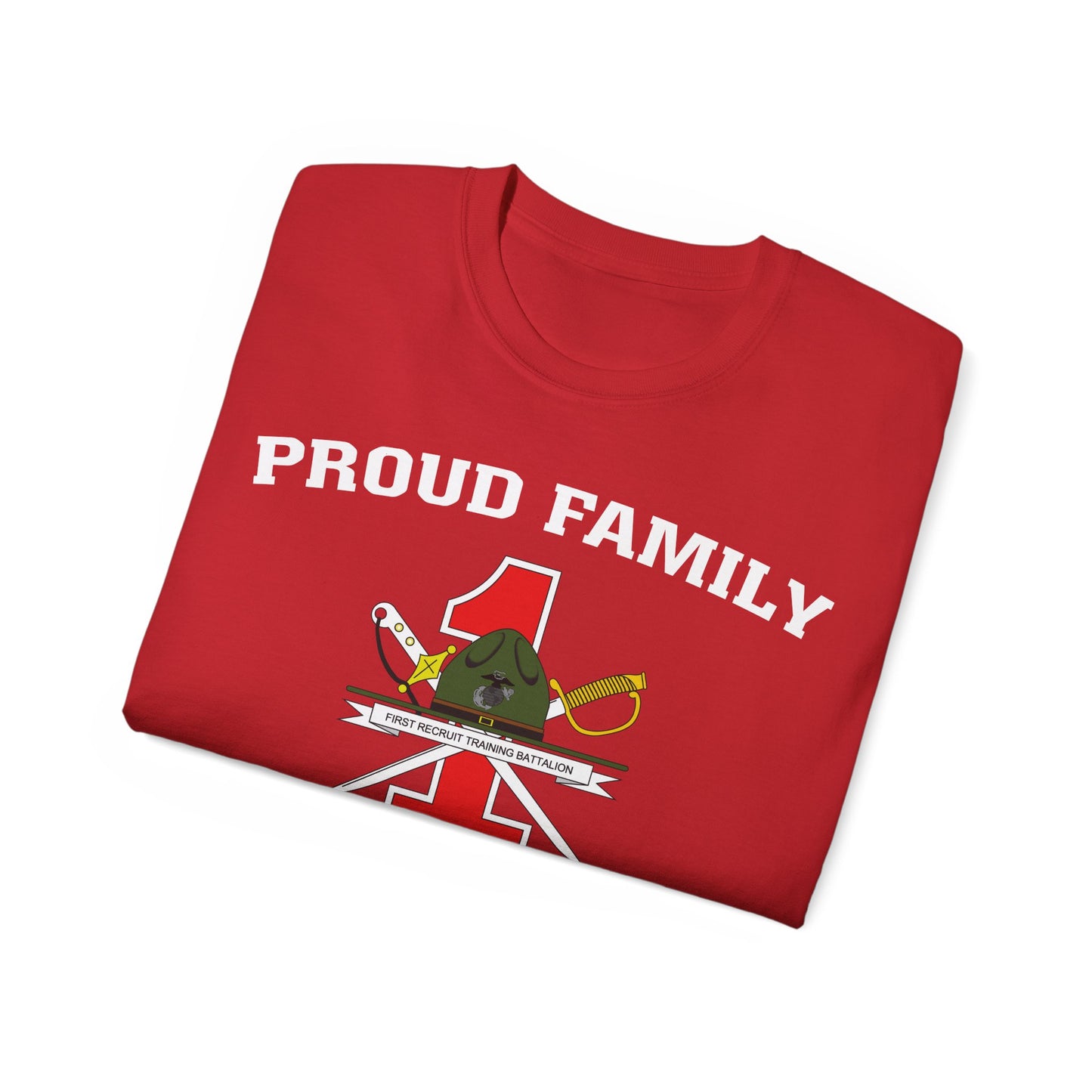 T-Shirt: Delta Co. MCRD Parris Island (1st Battalion Crest)