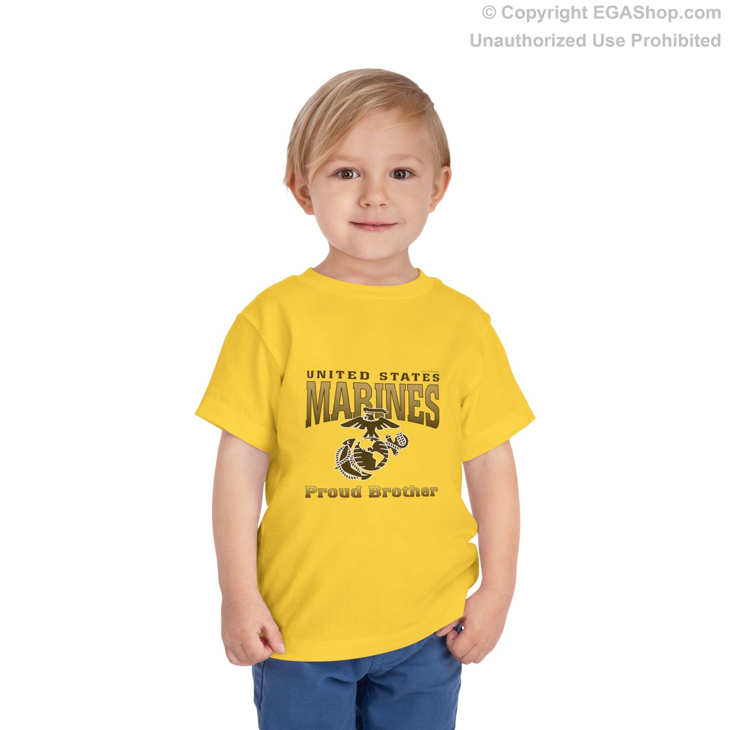 T-Shirt TODDLER: United States Marines Proud Brother