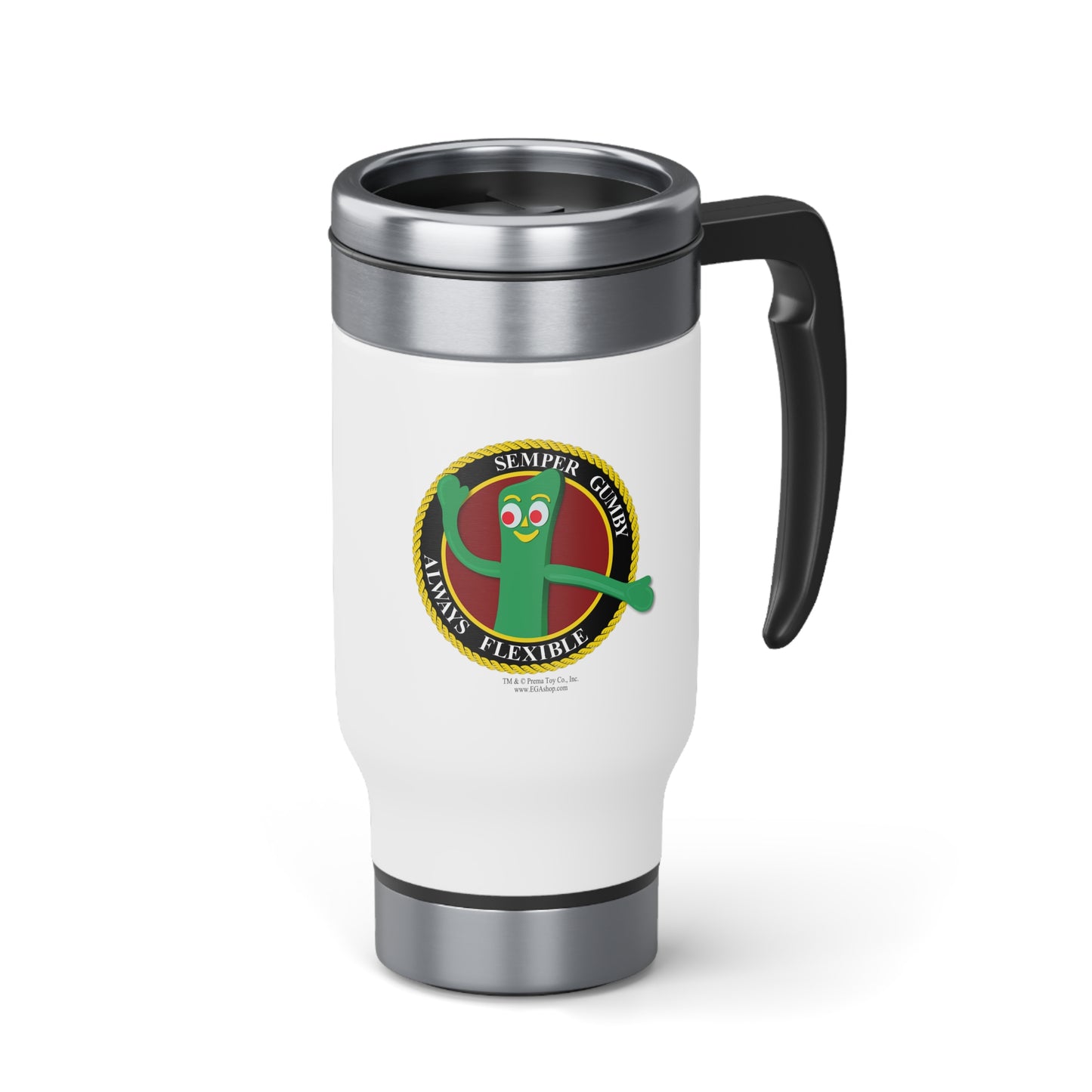 Stainless Steel Travel Mug: Semper Gumby