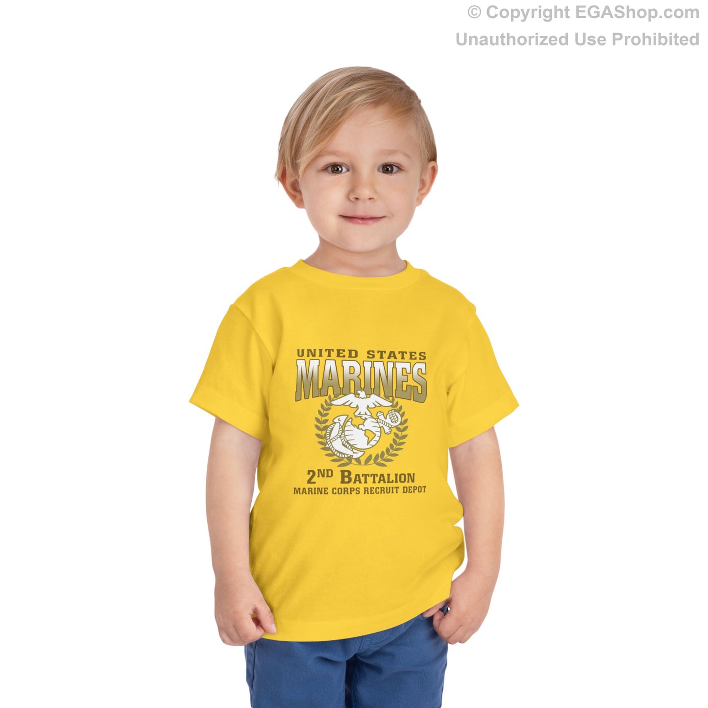 T-Shirt TODDLER: 2nd Recruit Battalion (Yellow or Gold)