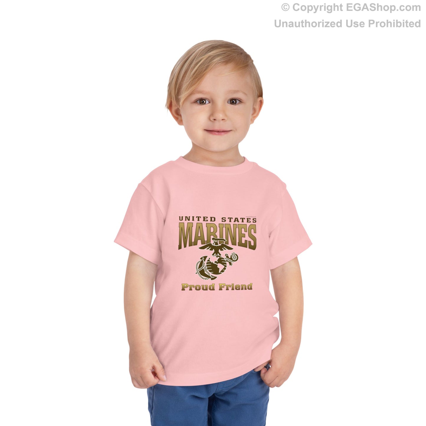 T-Shirt TODDLER: United States Marines Proud Friend