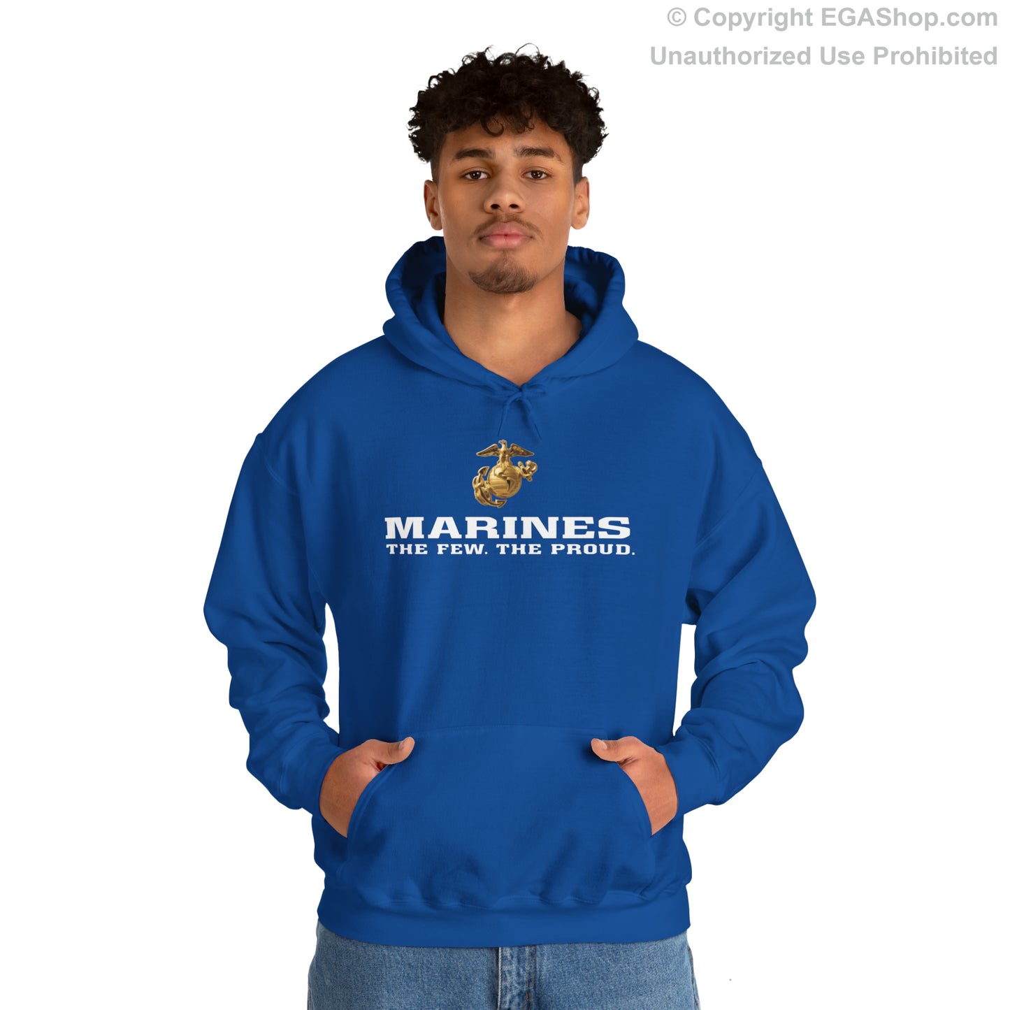 Hoodie: Marines. The Few. The Proud. (color choices)