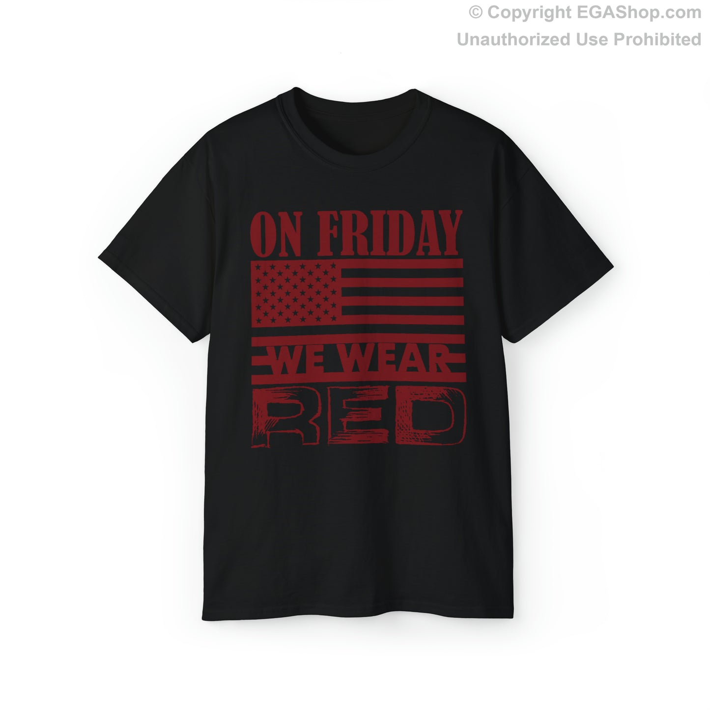 T-Shirt, Unisex: On Friday We Wear Red