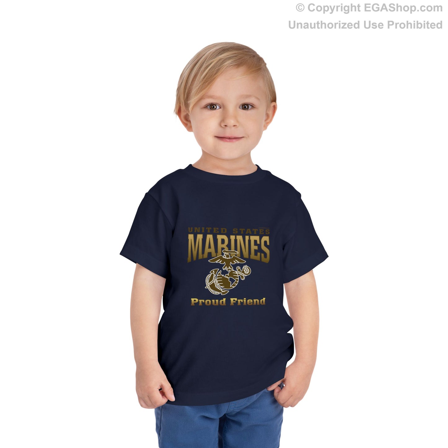 T-Shirt TODDLER: United States Marines Proud Friend