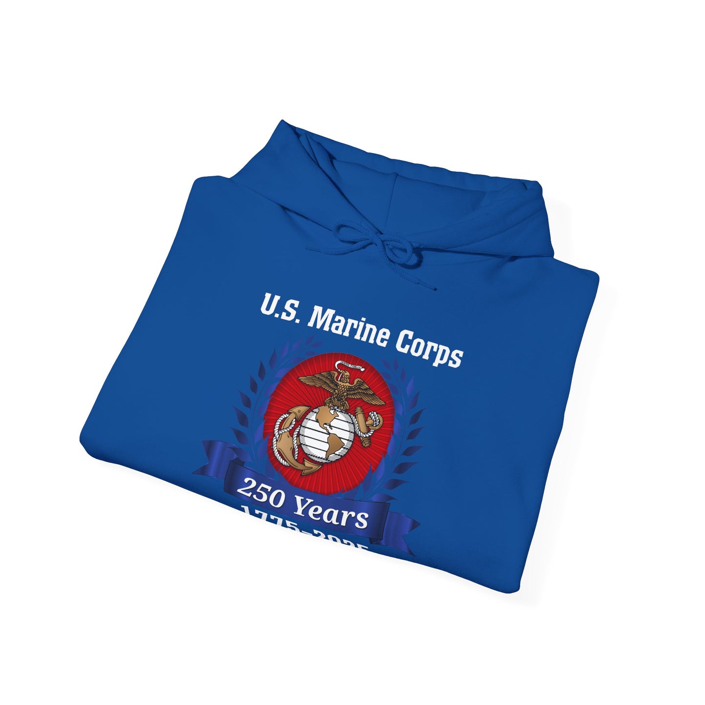 U.S. Marine Corps 250 Years Hoodie, Unisex Pullover, Commemorative Apparel