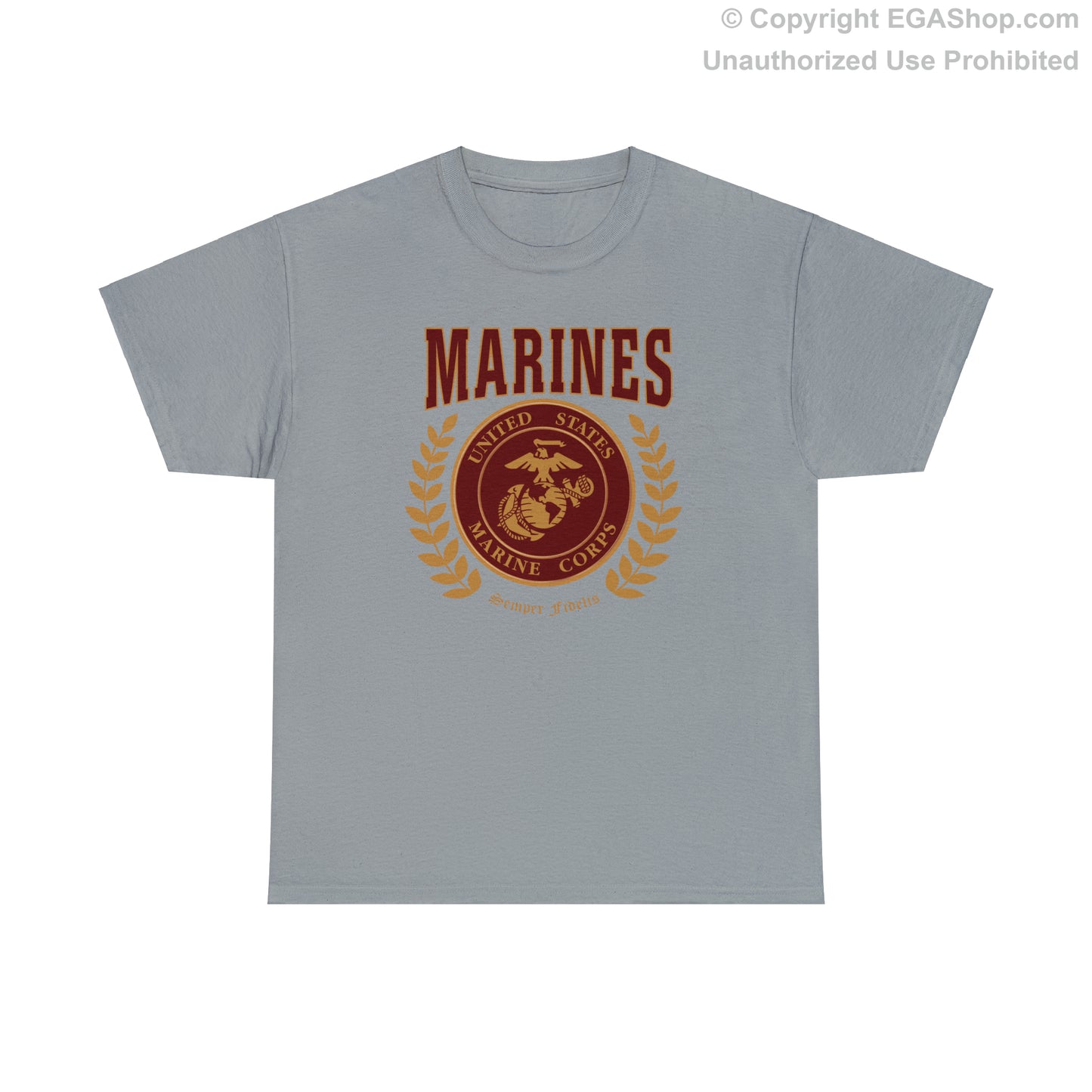 T-Shirt: Marines Red Seal (Color Choices)