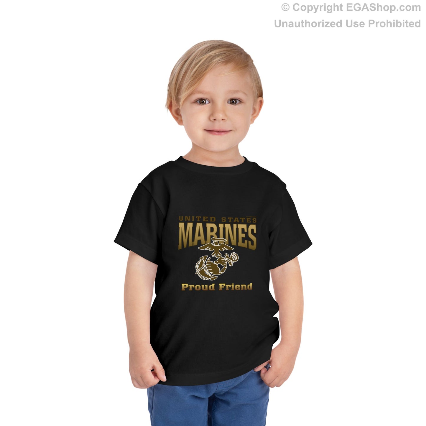 T-Shirt TODDLER: United States Marines Proud Friend