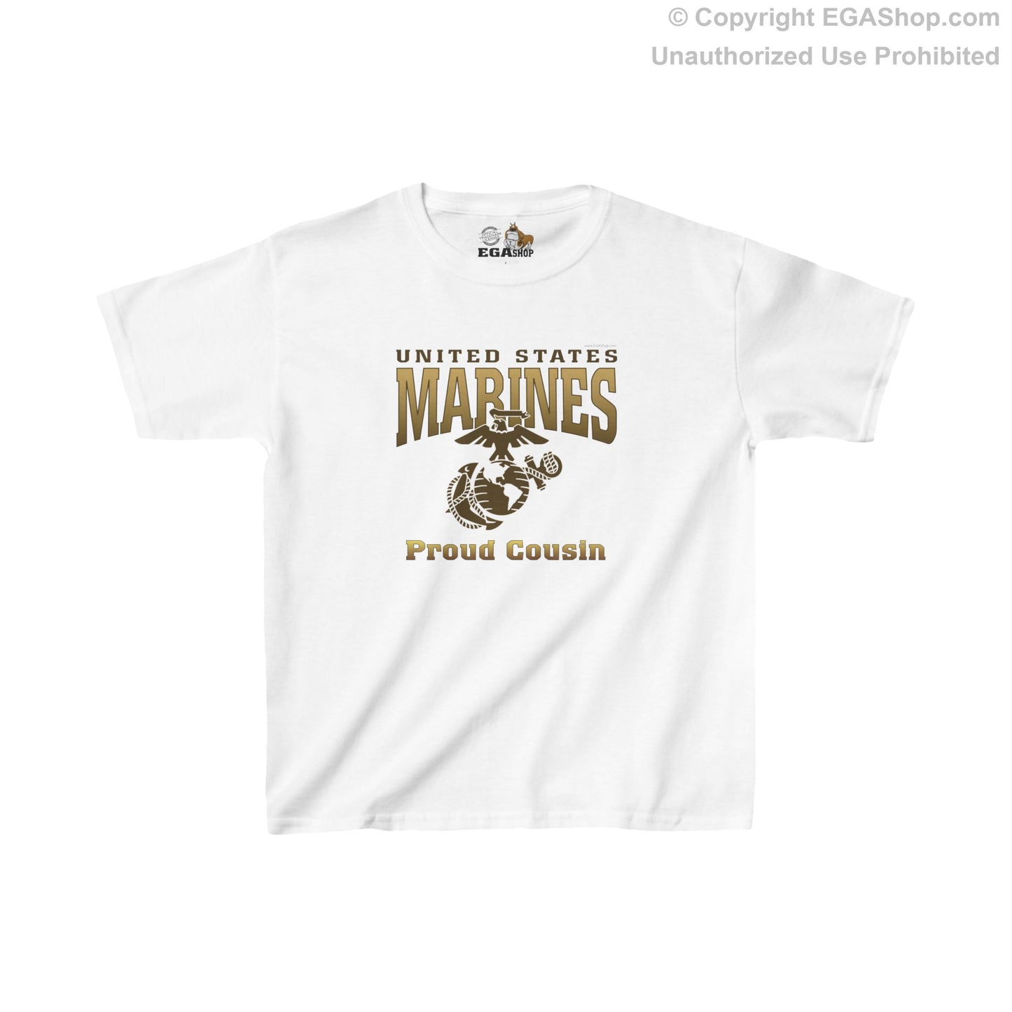 T-Shirt YOUTH: United States Marines Proud Cousin