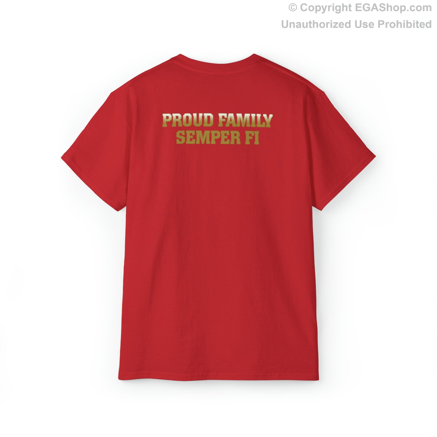 T-Shirt: Alpha Co. MCRD San Diego (EGA + Back Proud Family)