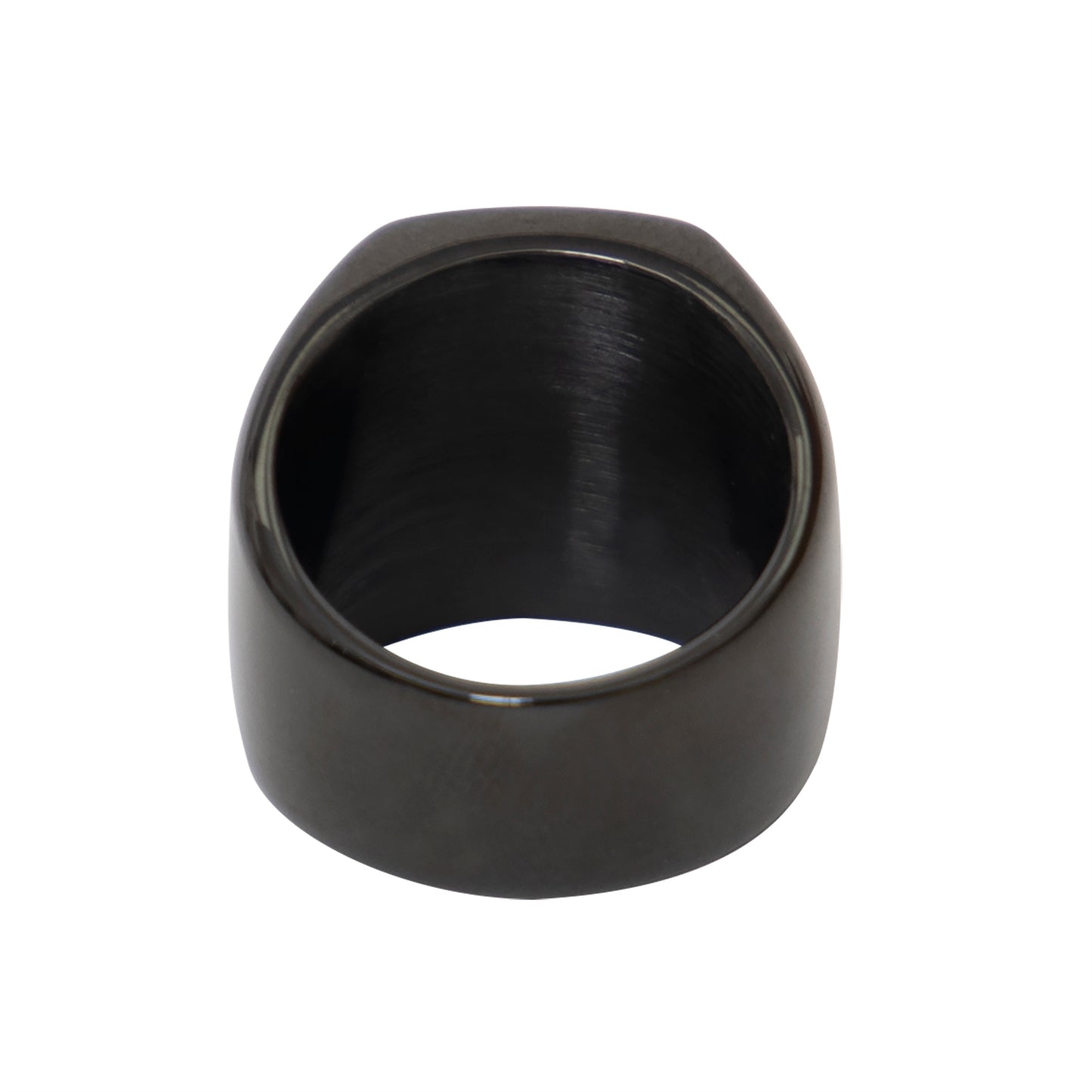 Ring, Marine Corps Seal (Black Stainless Steel)