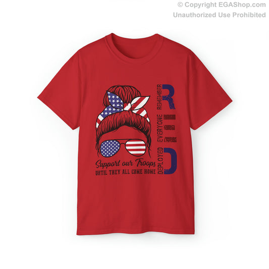 T-Shirt, Unisex: Red Friday Rosie Remember Everyone Deployed
