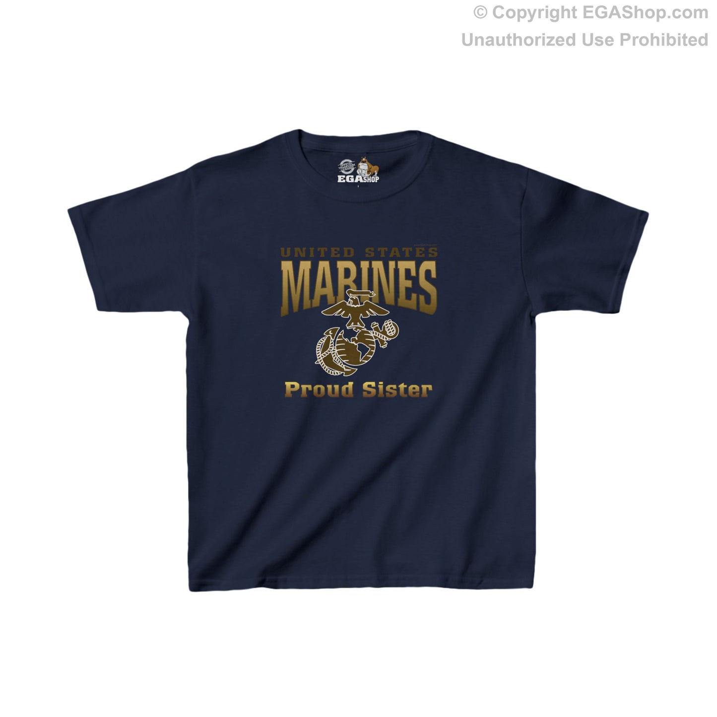 T-Shirt YOUTH: United States Marines Proud Sister