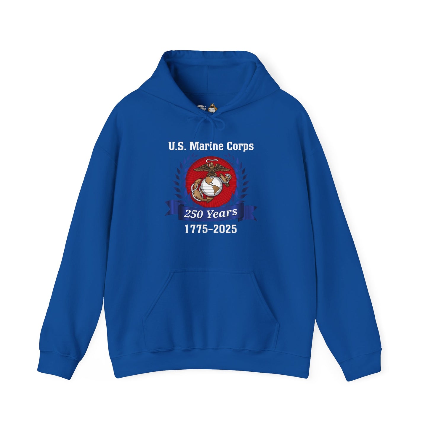 U.S. Marine Corps 250 Years Hoodie, Unisex Pullover, Commemorative Apparel