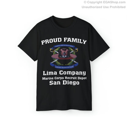 T-Shirt: Lima Co. MCRD San Diego (3rd Battalion Crest)