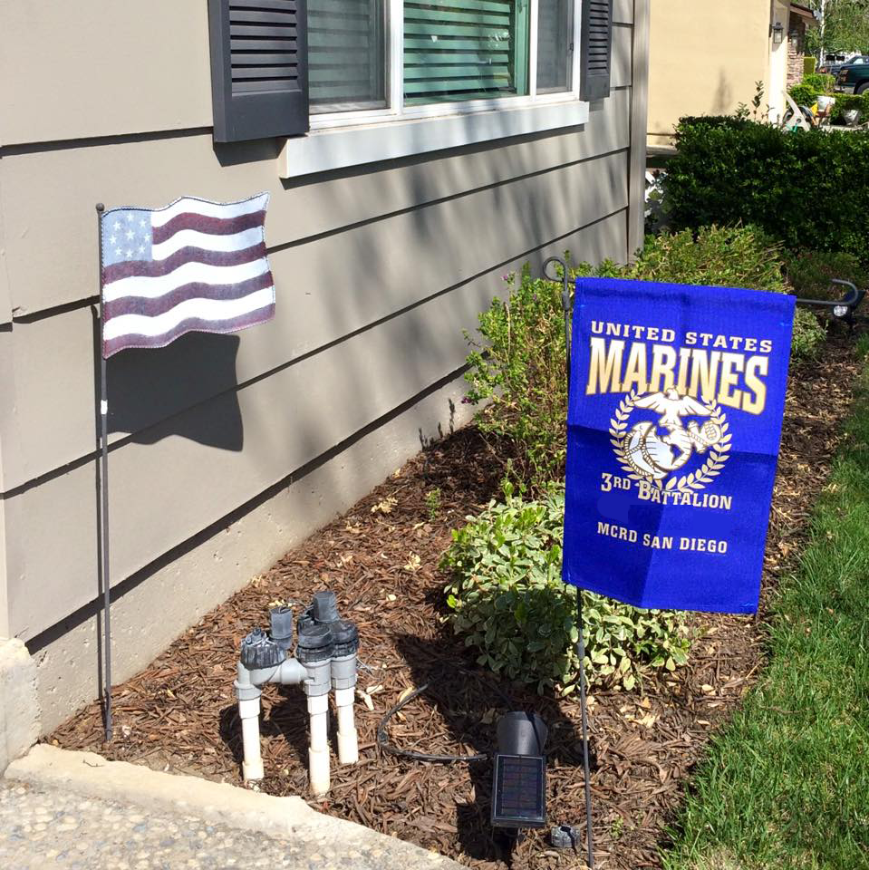 Garden Flag: Recruit Family, 3rd Btn (San Diego)