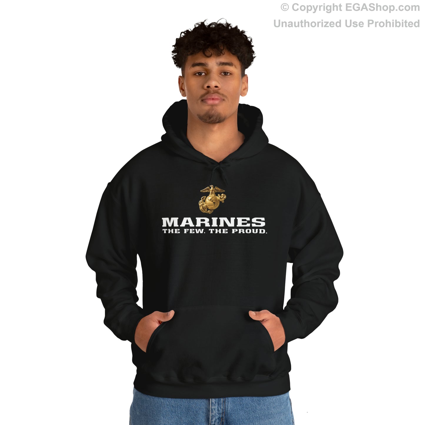 Hoodie: Marines. The Few. The Proud. (color choices)