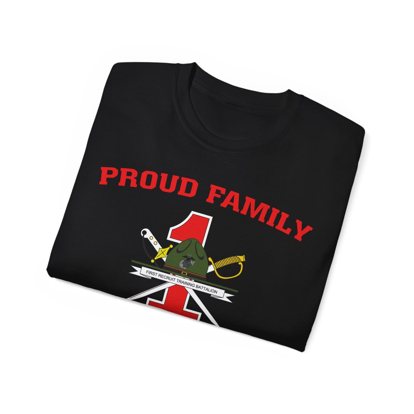 T-Shirt: Delta Co. MCRD Parris Island (1st Battalion Crest)