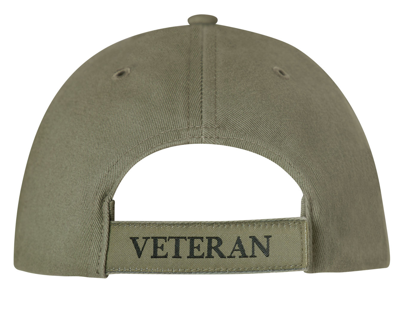 Cap, Veteran Marines with Flag on Olive Drab