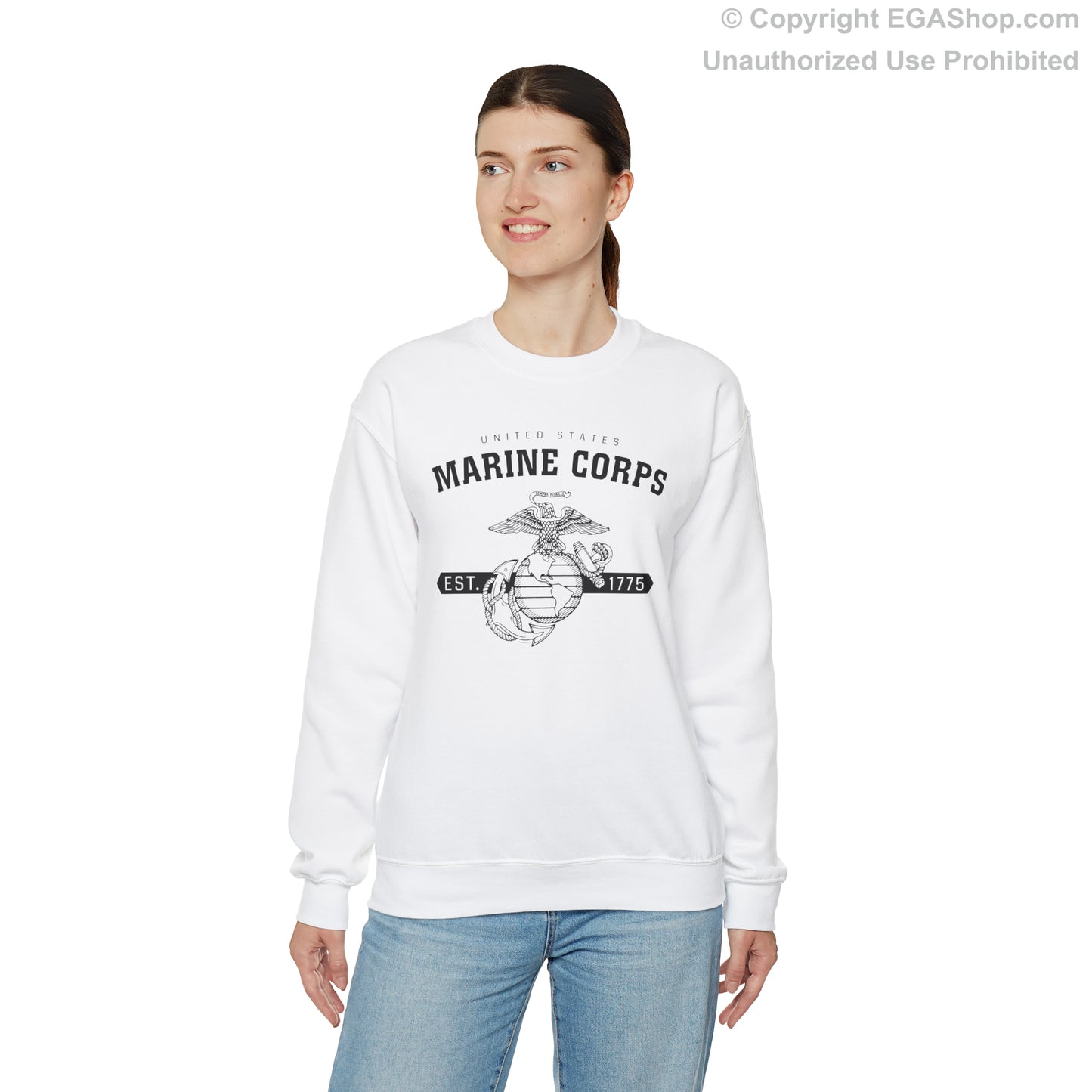 Sweatshirt: EGA Vintage with Banner (Color Choices)