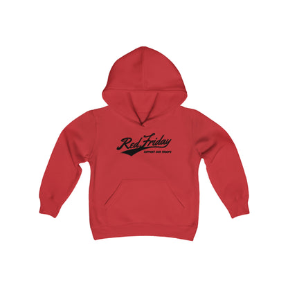Youth Hoodie: Red Friday Support Our Troops
