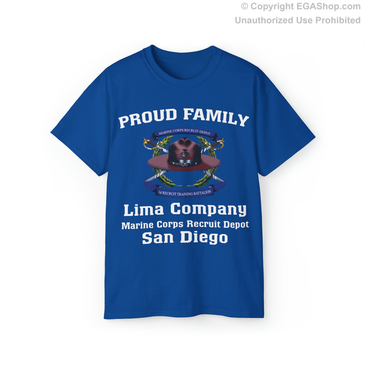 T-Shirt: Lima Co. MCRD San Diego (3rd Battalion Crest)