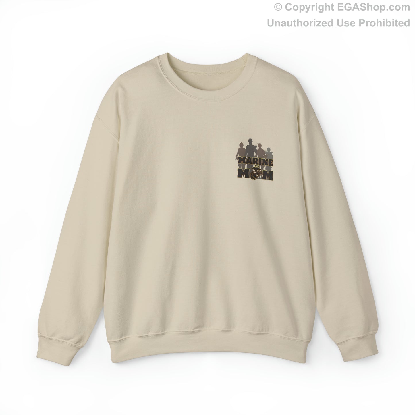 Sweatshirt: Nobody Tougher than a Marine Except a Marine Momma