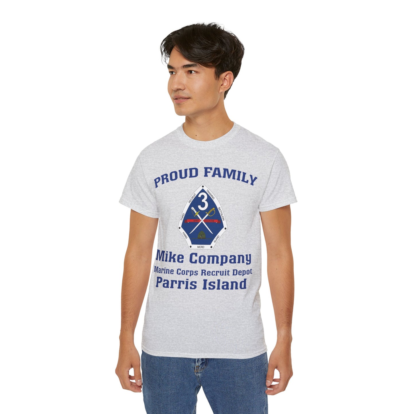 T-Shirt: Mike Co. MCRD Parris Island (3rd Battalion Crest)