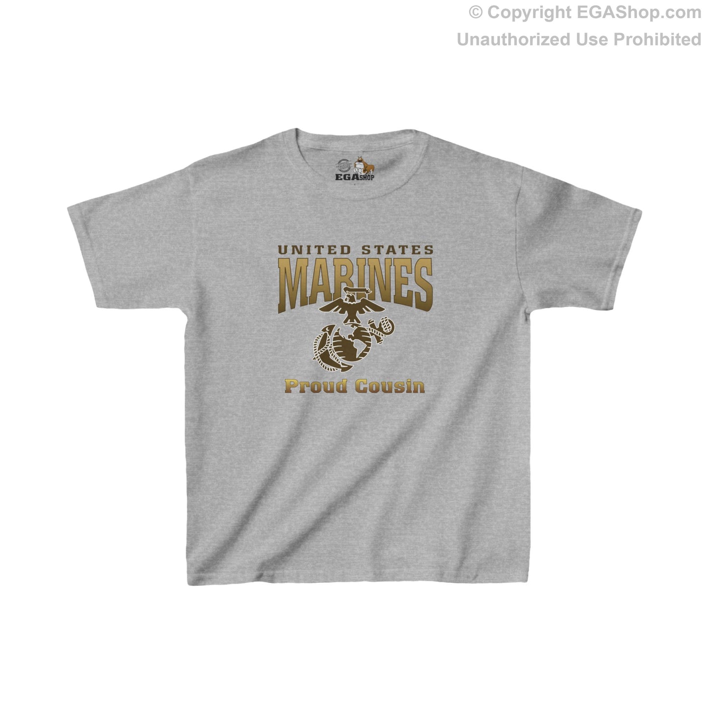 T-Shirt YOUTH: United States Marines Proud Cousin