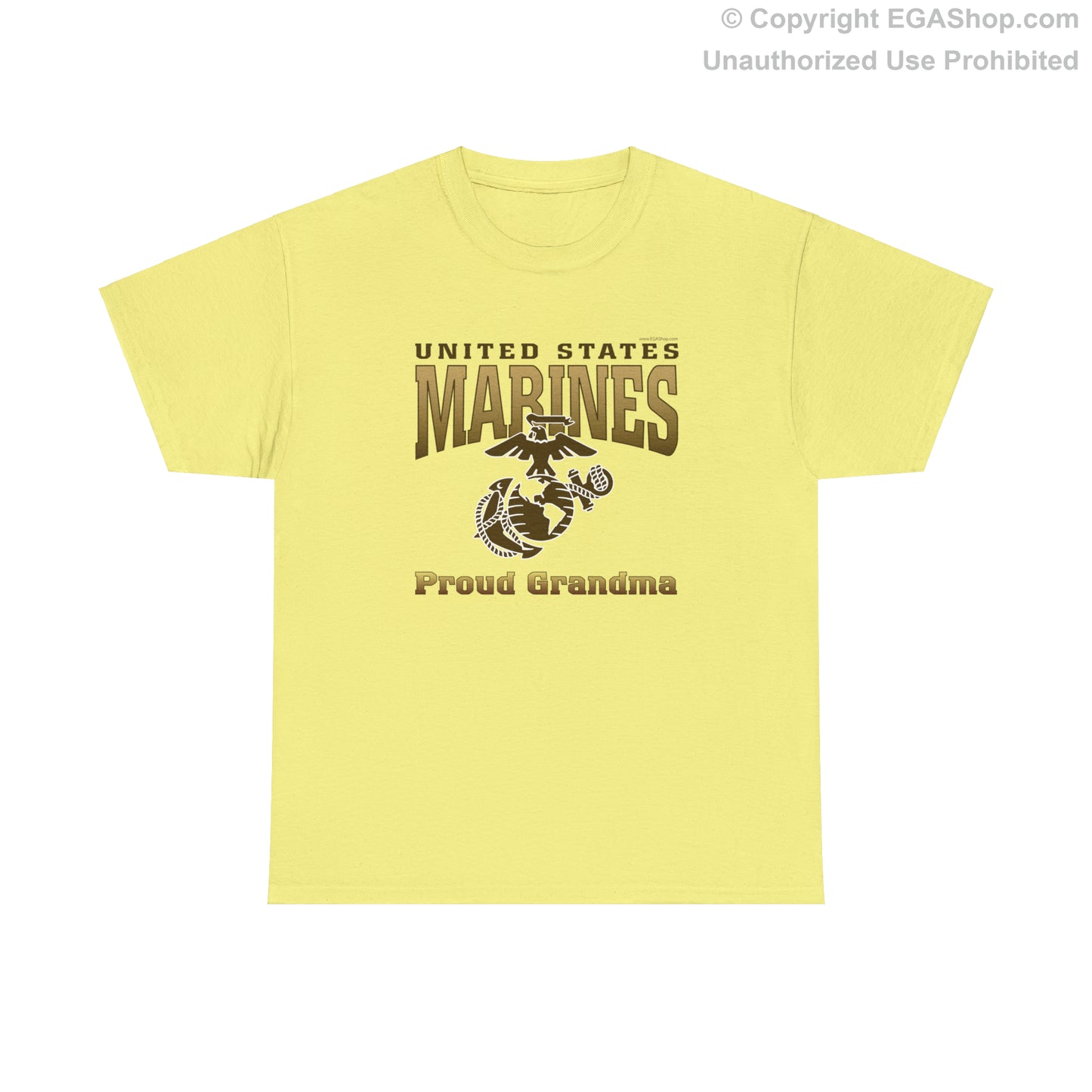 T-Shirt: United States Marines Proud Grandma
