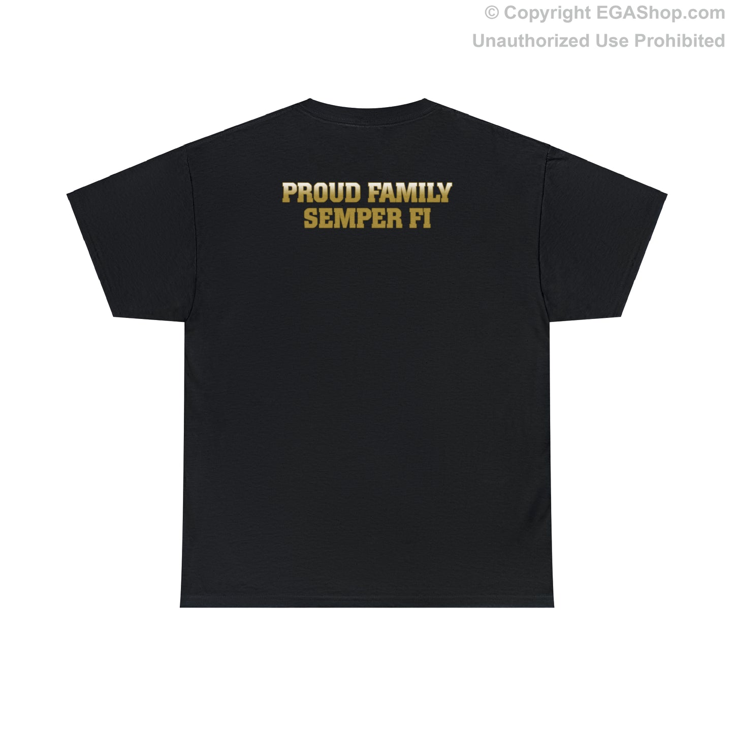 T-Shirt: Echo Co. MCRD Parris Island (EGA + Back Proud Family)