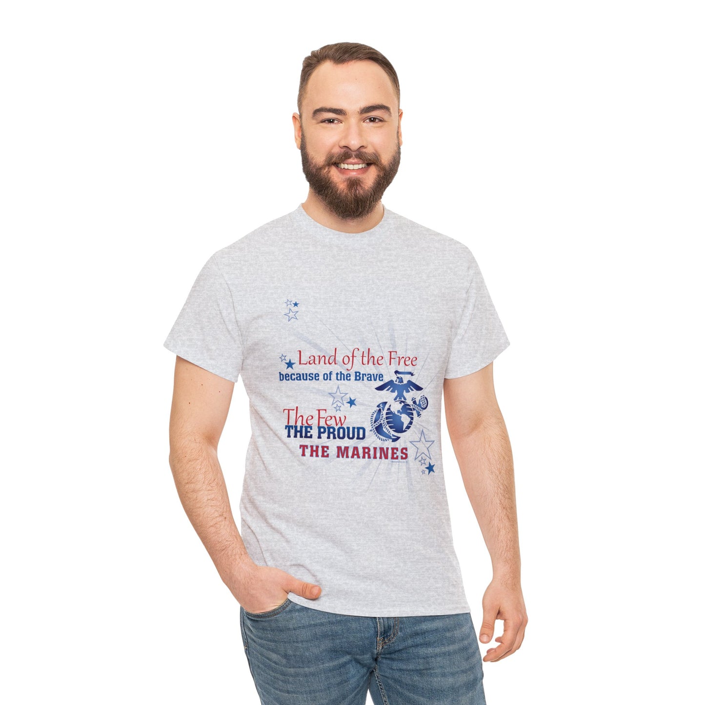 T-Shirt: Land of the Free...The Few The Proud The Marines