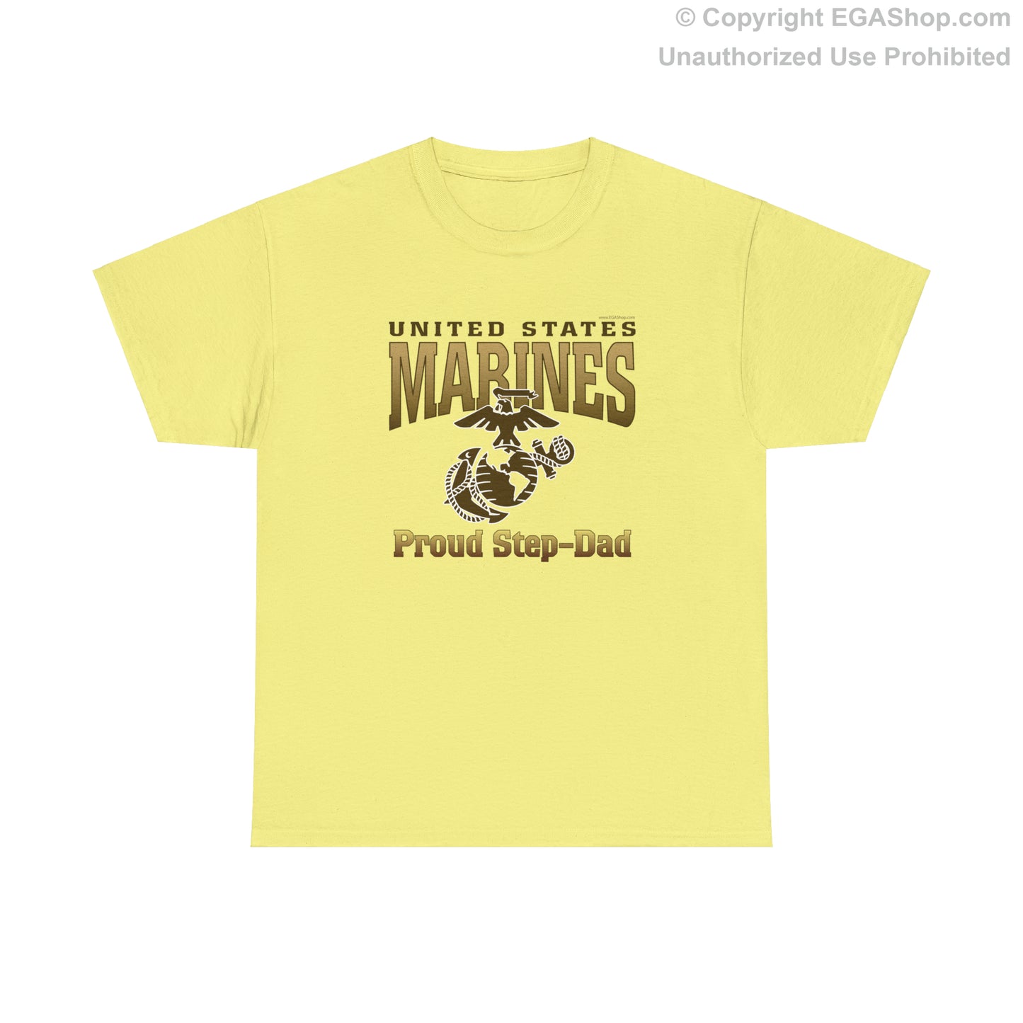 T-Shirt: United States Marines Proud Step-Dad