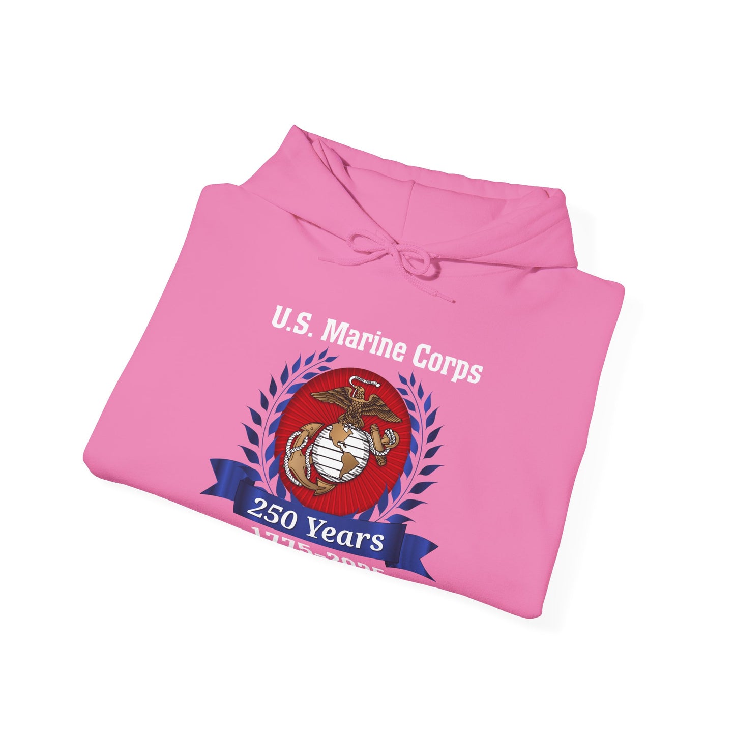 U.S. Marine Corps 250 Years Hoodie, Unisex Pullover, Commemorative Apparel