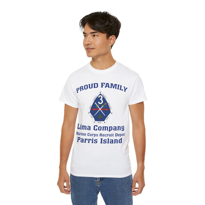 T-Shirt: Lima Co. MCRD Parris Island (3rd Battalion Crest)